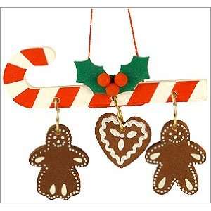  Ulbricht ornament   Candy Cane Ornament with Gingerbread 