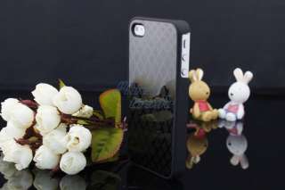   Thin Glossy Hard Case with Chrome Mirror For iPhone 4 4G 4S  