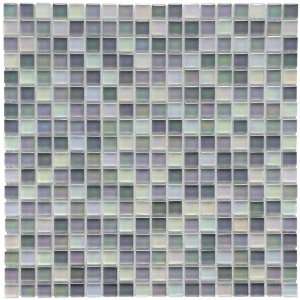  Sierra Mini Harmony 11 3/4 x 11 3/4 Inch Glass Mosaic Wall 