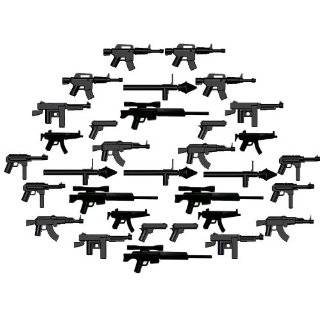   Piece Juggernaut Black Weapons Pack M4, AK, M1911, SMG, RPG, PSR MP40