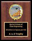 hockey goal plaque 7 x 9 puck tournament trophies skate