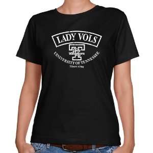   Lady Vols Ladies Black Heritage Classic Fit T shirt