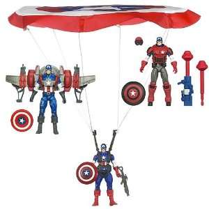  Captain America Movie Deluxe Figures Wave 1 Set Toys 
