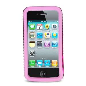  Iphone 4G (at&t) Hybrid protector case (light pink 