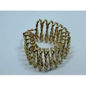 Charles J. Wahba   Twisted Wire Ponytail Holder Gold 