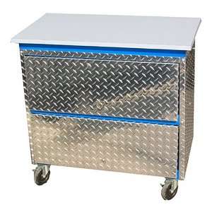   Wide by 1 Inch High High Pressure Laminated Work Top for Storage Cart