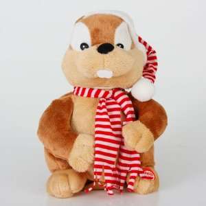  12 Musical Animated Christmas Hip Hop Squirrel with 