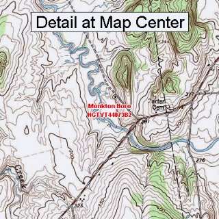 USGS Topographic Quadrangle Map   Monkton Boro, Vermont (Folded 