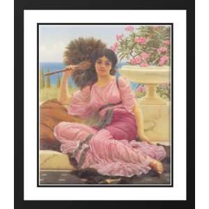 Godward, John William 28x34 Framed and Double Matted Flabellifera 