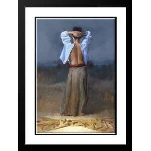 Whitaker, William 19x24 Framed and Double Matted Caryatid  