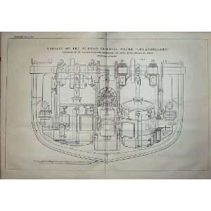   1877 Engines Imperial Yacht Hohenzollern Engineering
