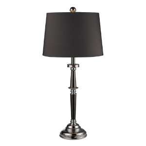  Dimond D1406 Monaca Table Lamp, Black Nickel and Chrome 