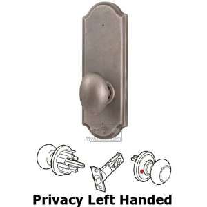  Molten bronze privacy knob   sutton plate with durham knob 