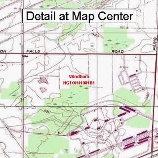   Quadrangle Map   Windham, Ohio (Folded/Waterproof)