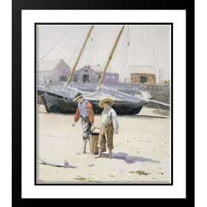 Homer, Winslow 20x22 Framed and Double Matted A Basket of 