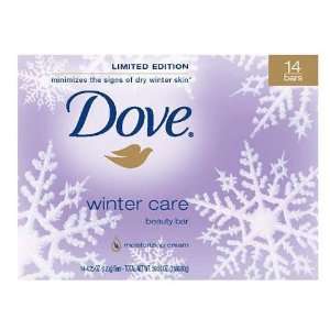  Dove Winter Care 4.25oz Beauty Bars,14 Pack Beauty