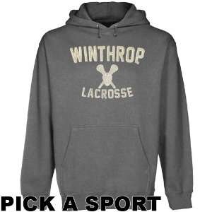  Winthrop Eagles Legacy Pullover Hoodie   Gunmetal Sports 