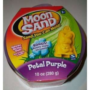    Moon Sand Petal Purple ~ Bonus Bunny Mold Included ~ Toys & Games