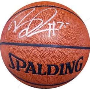   Rush Autographed / Signed Indoor/Outdoor Basketball  Indian Pacers