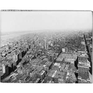  Birds eye view from Woolworth Bldg,New York City,c1916 
