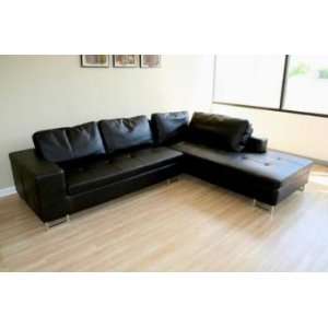  Ambrosia Modern Leather Sectional Sofa by Wholesale 