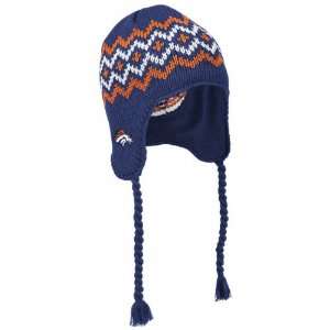  Denver Broncos Reebok Yarn Tie Fashion Knit Hat Sports 