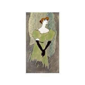   de Toulouse Lautrec   Yvette Guilbert Giclee Canvas