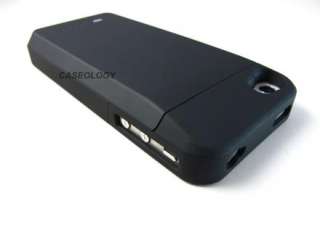 BLACK LUXMO MAXBOOST RECHARGEABLE BATTERY HARD CASE COVER APPLE IPHONE 