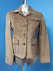 Style & Co  TAILORED Brown SUEDE LEATHER Women Coat Jacket SZ M 