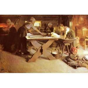  FRAMED oil paintings   Anders Zorn   24 x 16 inches 