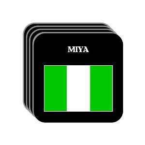  Nigeria   MIYA Set of 4 Mini Mousepad Coasters 