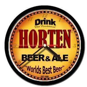  HORTEN beer and ale cerveza wall clock 