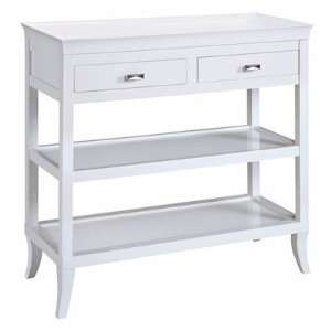  Bay Trading Westwood Hall Table in White Furniture 
