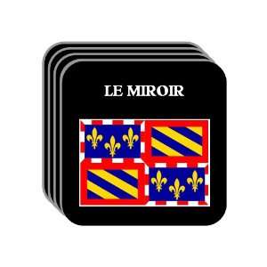  Bourgogne (Burgundy)   LE MIROIR Set of 4 Mini Mousepad 