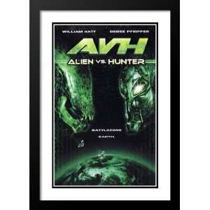  AVH Alien vs. Hunter 32x45 Framed and Double Matted Movie 