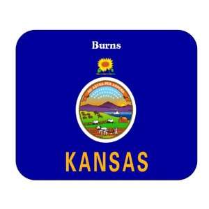  US State Flag   Burns, Kansas (KS) Mouse Pad Everything 