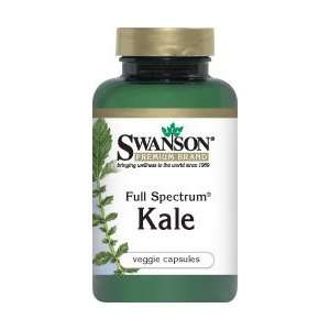  Full Spectrum Kale 400 mg 60 Veg Caps by Swanson Premium 