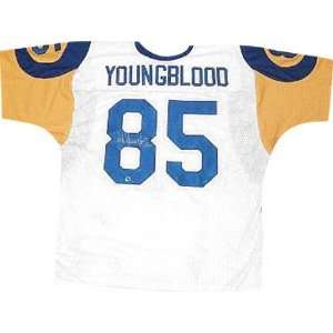  Jack Youngblood Autographed White Custom Jersey with HOF01 