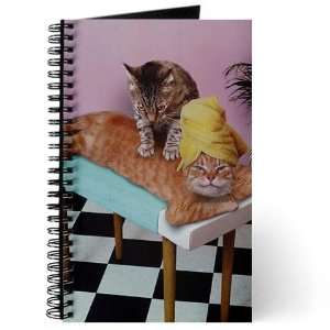  Massage Cats Humor Journal by 