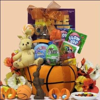 Egg Streme Basketball Easter Gift Basket for Boys   Ages 6 to 9 Years 