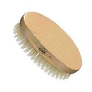    Kent Men`s Oval Beechwood White Bristle Hairbrush   MG3 Beauty