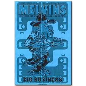    Melvins Poster   Bl Concert Flyer   MFNW 06