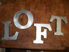 REPRO CHIC FRENCH ZINC LETTERS L.O.F.T Loft industrial