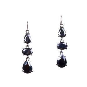  Nickel Free Graphite Colored Audrey Earrings Jewelry