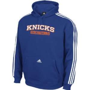  New York Knicks adidas 3 Stripe Hooded Sweatshirt Sports 