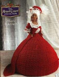  Barbie Royal Court Collection Crochet Patterns Marie Antoinette  
