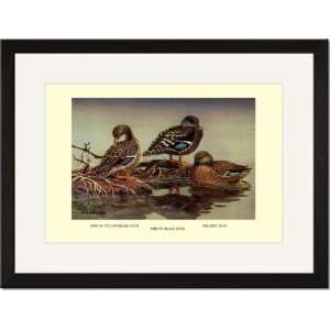  Black Framed/Matted Print 17x23, African and Mellers 