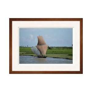 Fishermen Meghna River Bangladesh Framed Giclee Print 