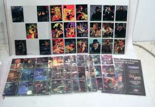 1994 THE SHADOW Trading Card Set of 90+ Cards in Plastic Pages  