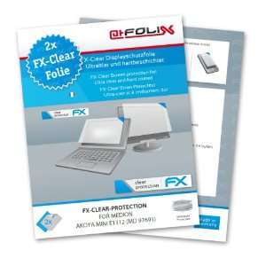  2 x atFoliX FX Clear Invisible screen protector for Medion 